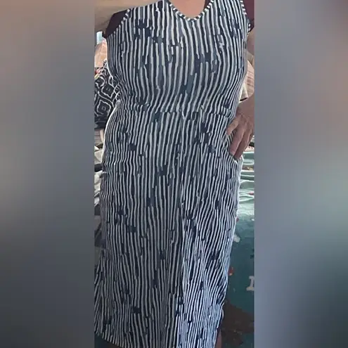 West Loop NEW Women's Blue & white
Sleeveless Tank Pullover Summer Sun
Dress