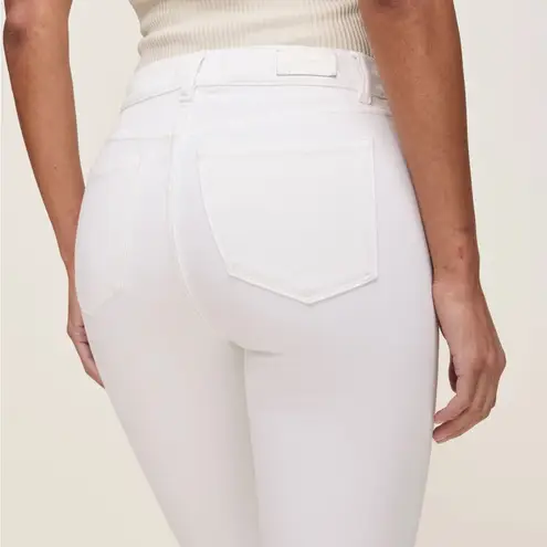 DL1961 NWT $209 Mara Straight Mid Rise Instasculpt Ankle Jeans White SZ-30