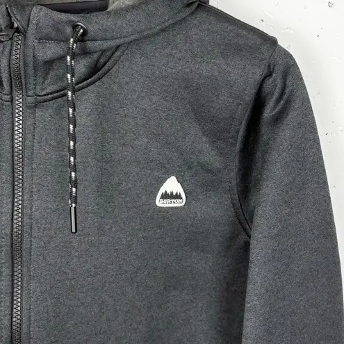 Burton  Women Oak Full Zip French Terry Fleece Hoodie Sweatshirt Gray Size Medium