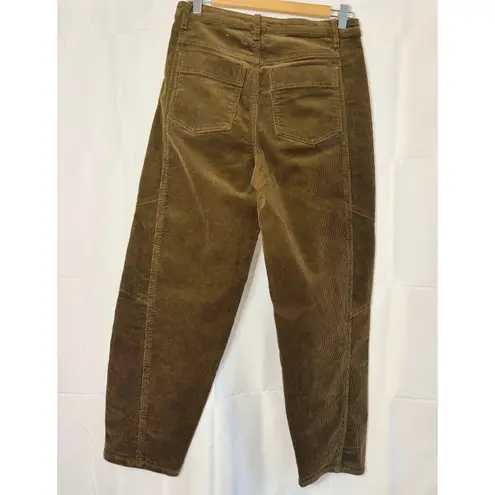 Habitual NWT Evie Barrel Leg Women's Corduroy Pants in Brown sz. 26