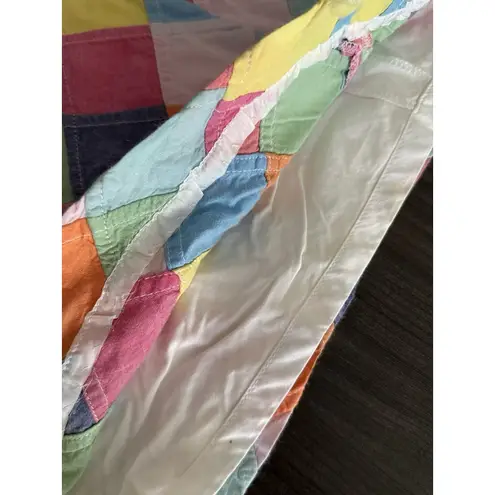 Brooks Brothers Multicolor 100% Cotton Madras Lined Straight Skirt Womens Size 2