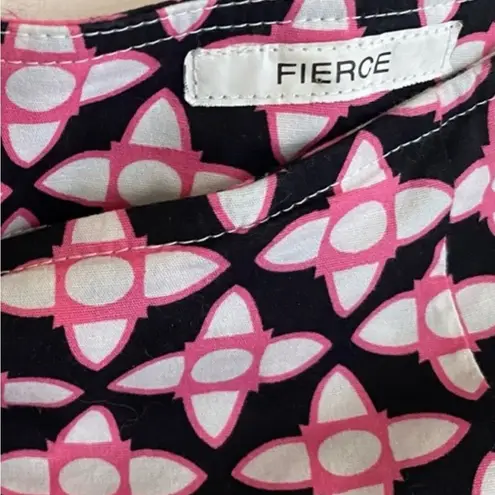 GOLFTINI FIERCE SKORT SHORT SKIRT PINK BLACK PRINT 4
