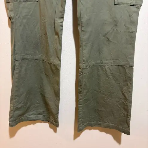 7Diamonds Nellie Cargo Pants Olive Green Flare Size 30