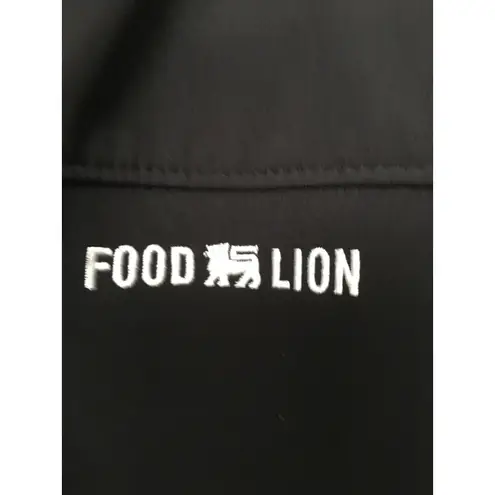 Food Lion Women’s Zip Up Jacket Coat Size Medium Black