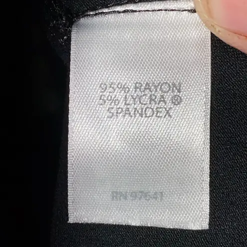 J. Jill WEAREVER COLLECTION WO SIZE XL PETITE Sheath Dress BLACK FLORAL CLEAN