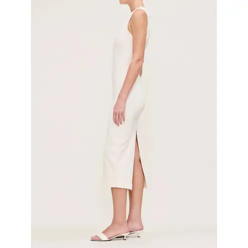 DL1961 NWT Esme Denim Midi Dress White Sz XS $269