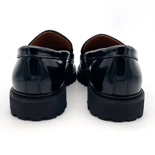 Thursday Boot Co The Penny Women’s Sz 10.5 Black Patent Leather Lug Sole Loafers