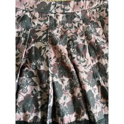 Romwe  Rose Butterfly Skirt Size Medium Y2K Nwt Lace Goth‎ Grunge