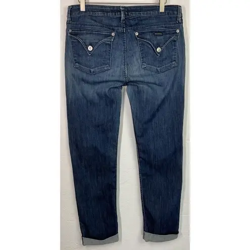 Hudson Jeans Hudson Blue Bacara Straight Leg Cuffed Denim Jeans 30