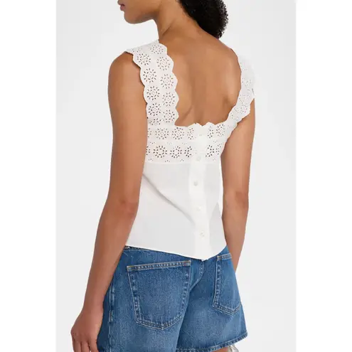 frame denim New! FRAME The Eyelet Tank Top‎ in
White Sz XS $298 - Image 2