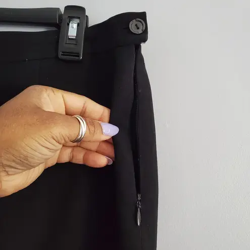 Rena Rowan Black Pencil Straight Skirt Size 16