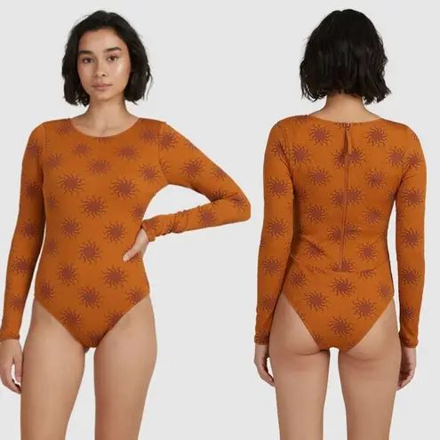 Free People  THRILLS Solstice Long-Sleeve One-Piece Size Large NWT $130