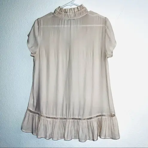 Ro & De  beautiful romantic style blouse flowy and sheer