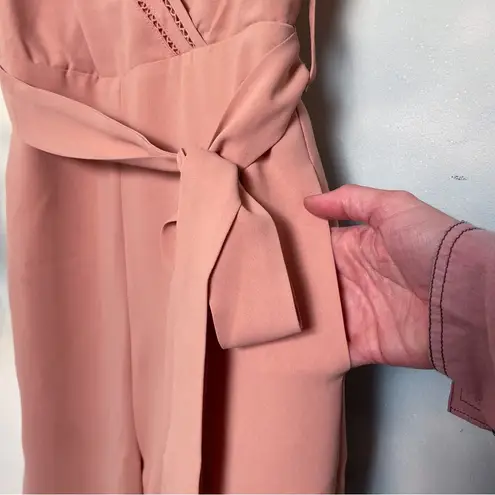 Lulu’s high waisted jumpsuit Pink Size XS