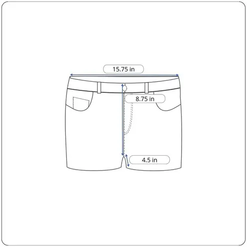 Seven7 Distressed Hem White Denim Jean Shorts Women's Size 4