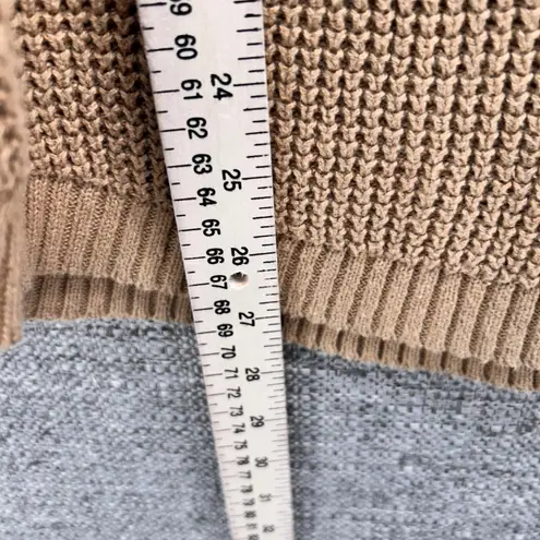 Michael Kors Womens Turtleneck Sweater Size Large Preppy Neutral Comfy Warm Cozy Brown