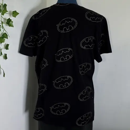 DC Comics Batman Black wirh Gold Short Sleeve T shirt