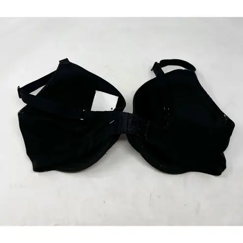 Natori Women's Pure Luxe Wireless Contour Underwire Bra Solid Black Size 36D - Image 3