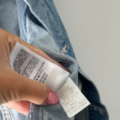 MOTHER The Cut Daybreak Drifter Jacket in Norway Dude L Size L