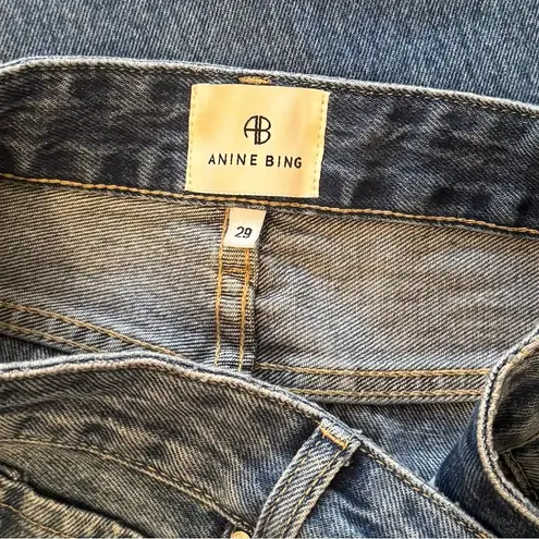 ANINE BING Hugh Jeans in Panama Blue