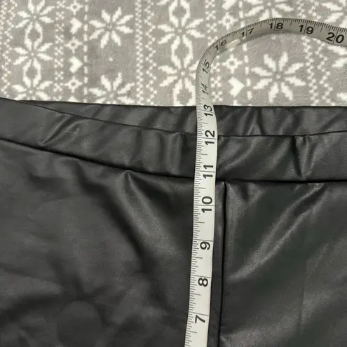 Eloquii ELOQUIl Faux Leather Leggings In Black Pull On NWT Size 18