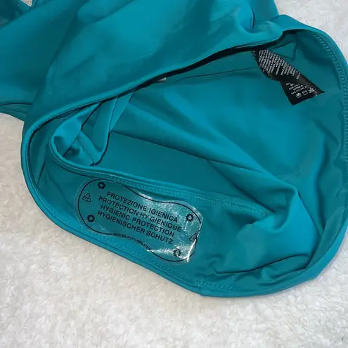 Andrea Iyamah Amar One Piece Long Sleeve Swimsuit Ocean Blue Sizeā M NWT - Image 8