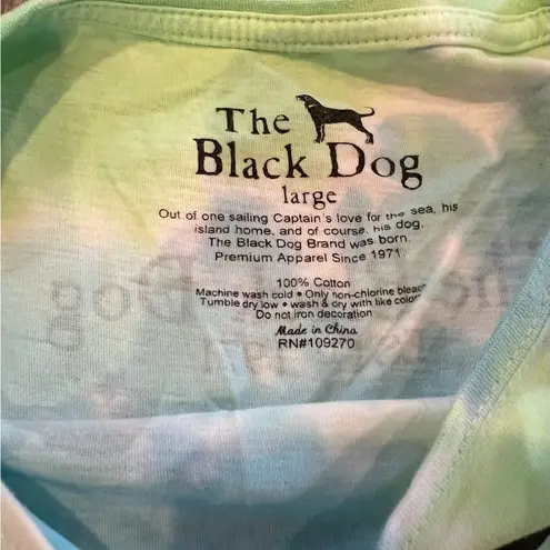 Black Dog  Tie Dye Short Sleeve Tee