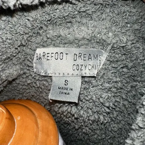 Barefoot Dreams CozyChic Funnel Neck Cardi Sweater - Spruce Green SMALL