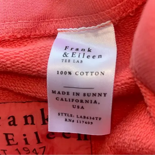 Frank & Eileen Eamon Jogger Watermelon Pink Terry Tapered Relaxed SZ XS