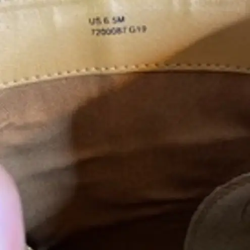 Patricia Nash Tan Leather Tassel Ankle Boots Wooden Heel Women’s 6M