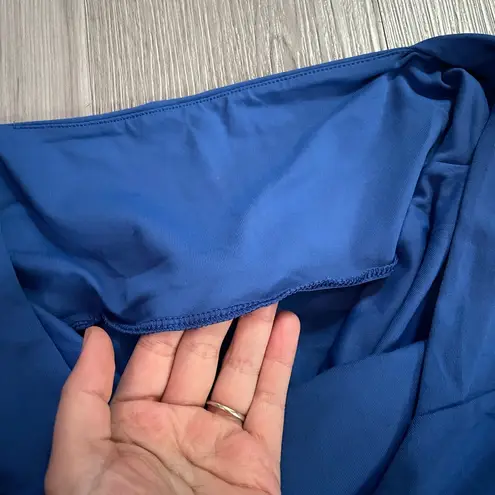 ZARA  Royal Blue Square-neck Tank Bodysuit Size Small