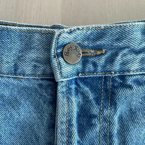 Vintage Denim Shorts with lace trim Waist 31'' USA made Blue