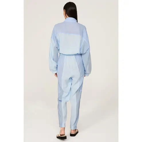 PARADISED Blue 100% Cotton Long Sleeve Tracksuit Kelsey Jumpsuit Size Medium