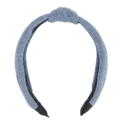 Hairitage by Mindy Sweater Headband Slate Blue