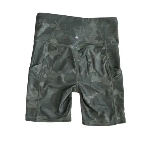 prAna NWT  Electa Short II Athleisure Bike Shorts | Sage Green Camo | XS