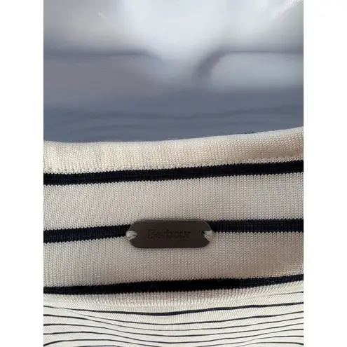 Barbour Navy Striped Sleeveless Dress – Nautical Cotton Jersey Tank Dress