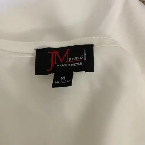 JM Studio Size Medium Ivory Camisole & Chocolate Plaid Skirt W/Pockets. New Brown