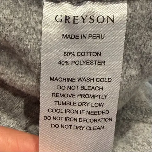 GREYSON Sweatpant Joggers Women’s Medium Gray Cropped Seamed Lounge Comfy Soft