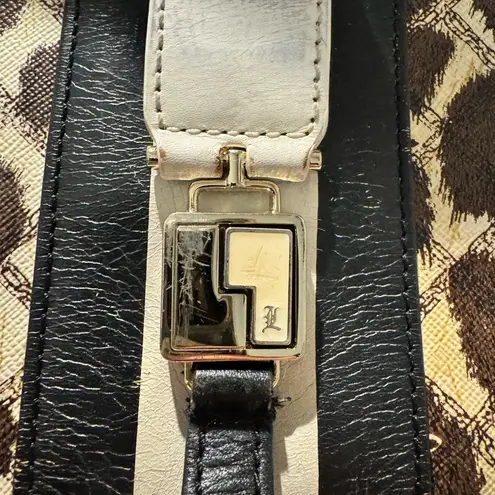 L.A.M.B. Vintage Leopard Cheetah Print Carlisle Purse/Clutch