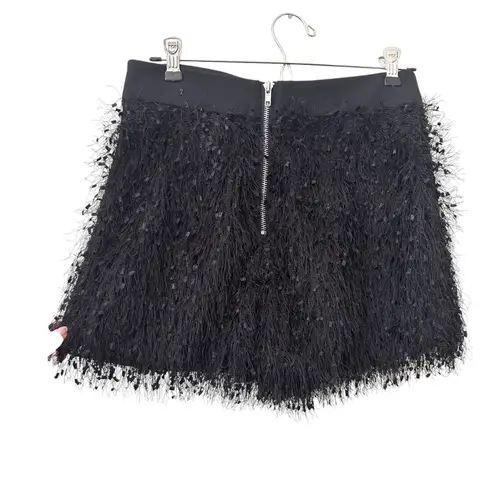 SAINTART Julia Feather Shorts Black NWT Sz Medium