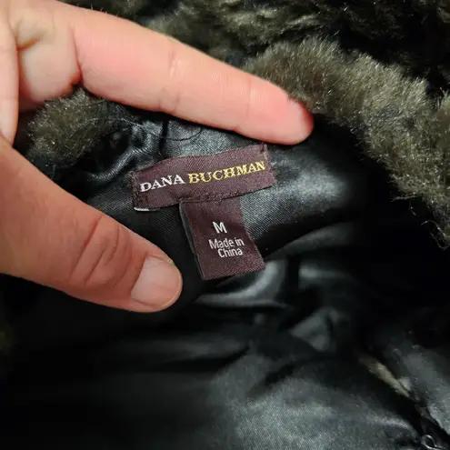 Dana Buchman Dana Bachman Brown Faux Fur Vest Size Medium Luxury Contemporary