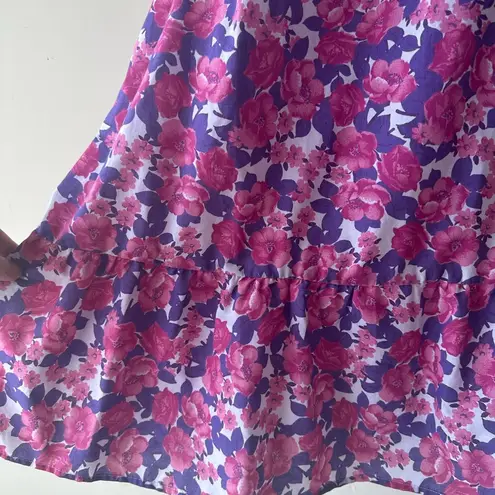 Vintage Anthony Richards Nightgown Women's Size 0LG Pink Floral Print Sleeveless