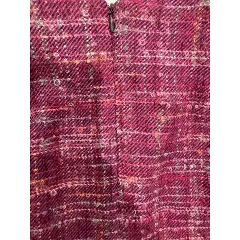 Pendleton Purple Lambs Wool/ Mohair Tweed Knee Length Pencil Skirt Size 10 NWT