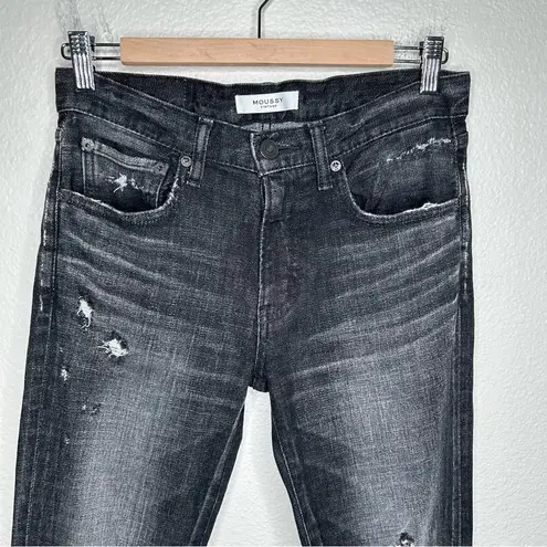 Moussy Glendele Skinny Jeans 26 Gray