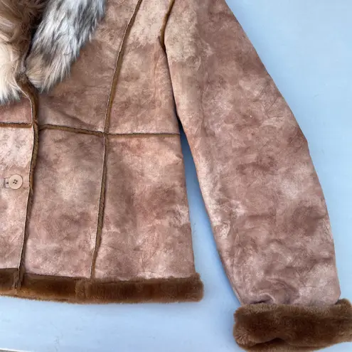 Anne Klein Vintage  Brown Faux Fur Coat