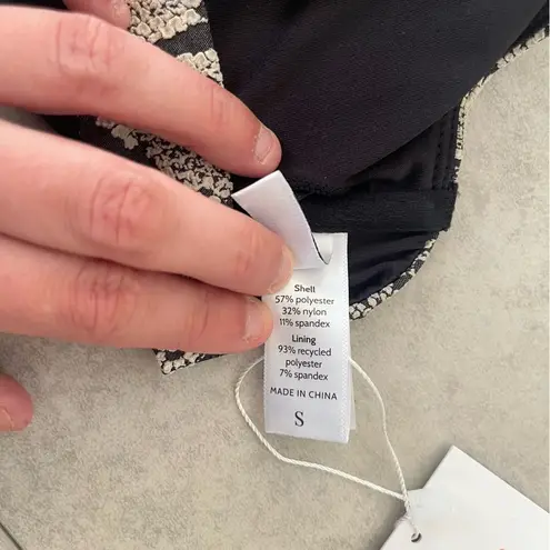 ANDIE NWT Swim Sicily Top Snakeskin Textured Small Underwire Cups Bikini Bra