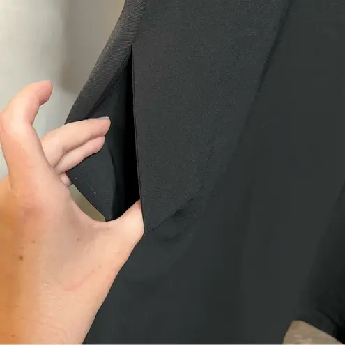 Very J Black Shift Dress with Rainbow Pom Pom Ruffle Sleeves Small