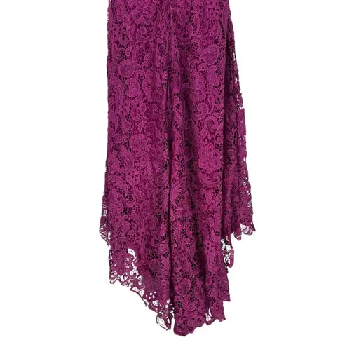 JJ's House JJ’s House Trumpet/Mermaid Off Shoulder Sweep Train Lace Evening Dress Orchid 4