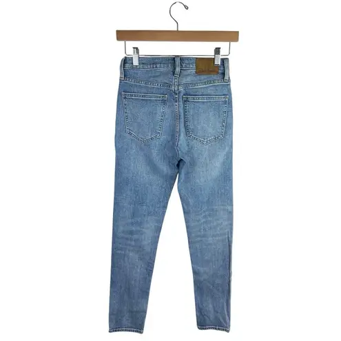 Aritzia Denim Forum The Yoko Women's Blue High Rise Slim Straight Denim Jeans 24