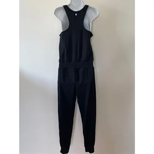 Sweaty Betty Jumpsuit Womens Small Black Athleisure Casual Lounge Cozy Minimal